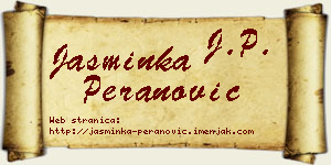 Jasminka Peranović vizit kartica